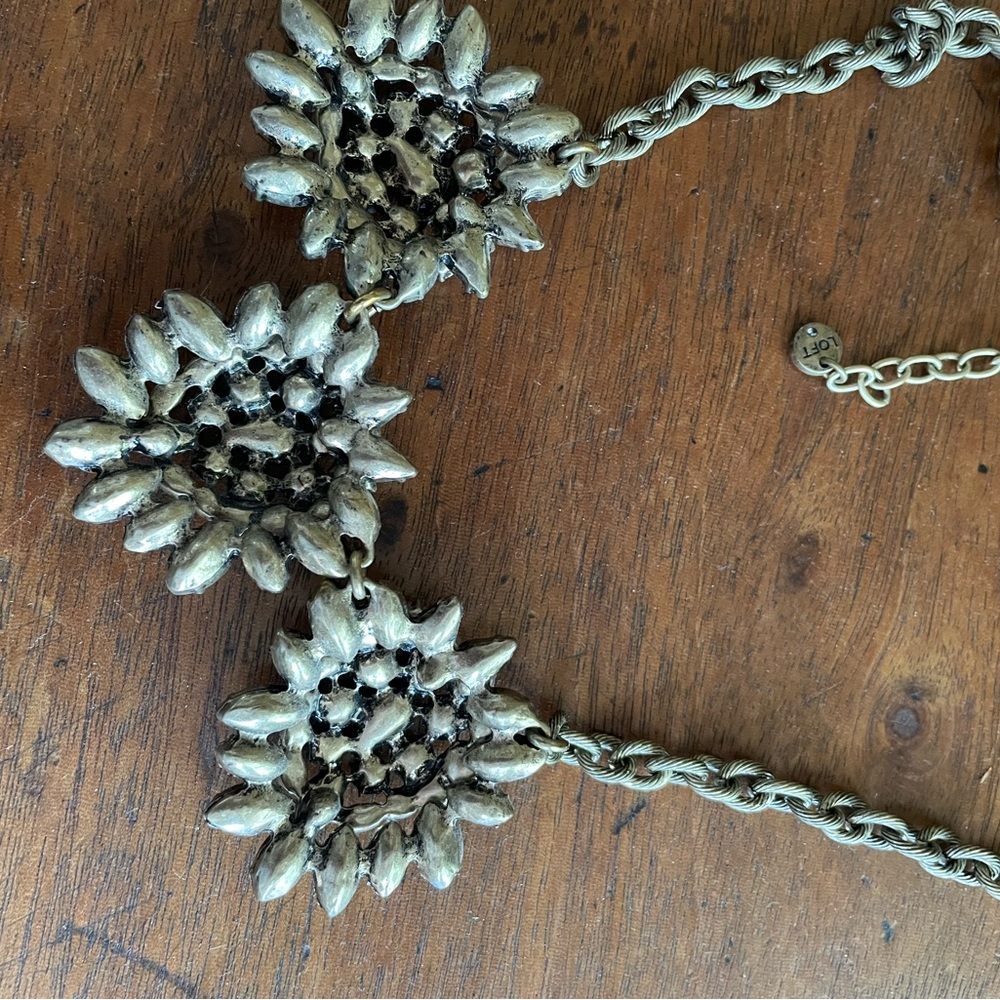 Ann Taylor Loft Rhinestone Necklace - Picture 4 of 4